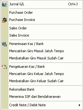 menu transaksi